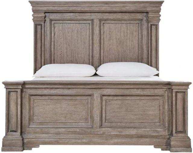 Signature Design by Ashley® Blairhurst Light Grayish Brown Queen Panel Bed-1
