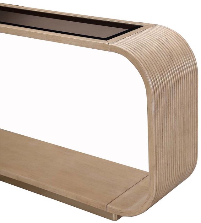 Michael Amini® West Kensington Sea Salt Caramel Console Table-4