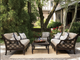 Tommy Bahama® Outdoor Royal Kahala Black Sands Deep Umber Sofa-2