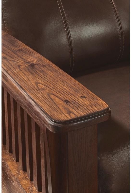 Signature Design by Ashley® Cowlitz Chocolate High Leg Recliner-4