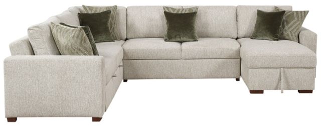 Homelegance® Isla 4-Piece Sand Modular Sectional with Reversible Chaise-2