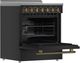 FORNO® Paolo 30" Black Pro Style Electric Range with True Convection Oven-4