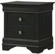 American Wholesale Furniture Porter 5-Piece Black Queen Panel Bedroom Set-5