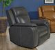 Flexsteel® Ziggy Iron Leather Power Recliner with Power Headrest and Lumbar-2