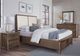 Vaughan-Bassett Woodbridge Dark Cashmere/White King Upholstered Panel Storage Bed-1