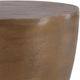 Dovetail Furniture Vardon Antique Brass Side Table-2