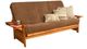 Kodiak Furniture Phoenix Marmont Mocha/Butternut Queen Futon with Mattress-0