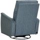 Bassett® Furniture Customizable Harris Pad Arm Swivel Glider Power Recliner-3