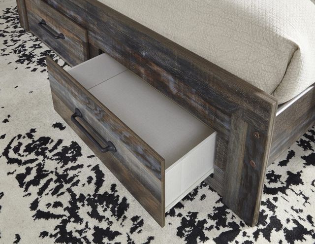 Signature Design by Ashley® Drystan Brown King Storage Panel Bed-3