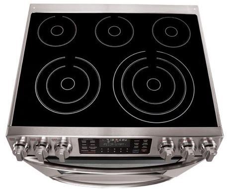 LG 30" Slide In Electric Range-Stainless Steel-1