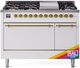Ilve® Nostalgie II Series 48" Custom RAL Color Pro Style Dual Fuel Range-0