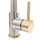 ZLINE Autograph Edition Brushed Nickel Gemini Pull Down Single Handle Kitchen Faucet-4