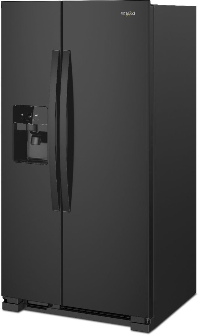 Whirlpool® 36 in. 24.6 Cu. Ft. Black Side-by-Side Refrigerator-3
