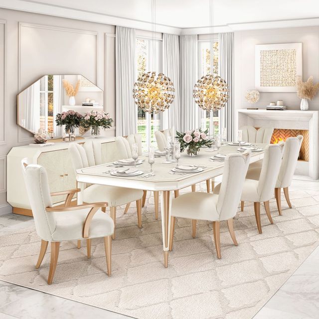 Michael Amini® Pendant Gold 18-Light Round Chandelier-1