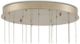 Currey & Company Medusa Nickel/Silver Round Multi-Drop Pendant Lighting-2
