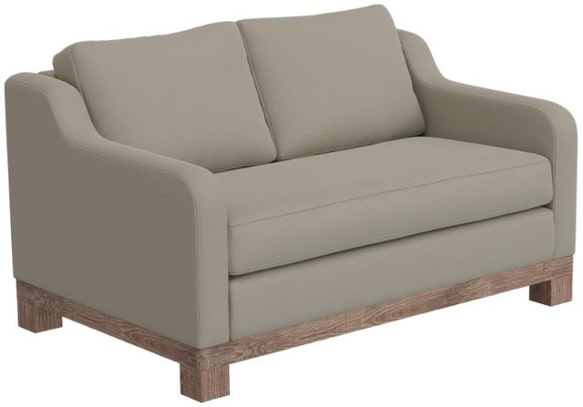 International Furniture Direct Samba Beige/Rich Brown Loveseat-0
