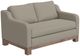 International Furniture Direct Samba Beige/Rich Brown Loveseat-0