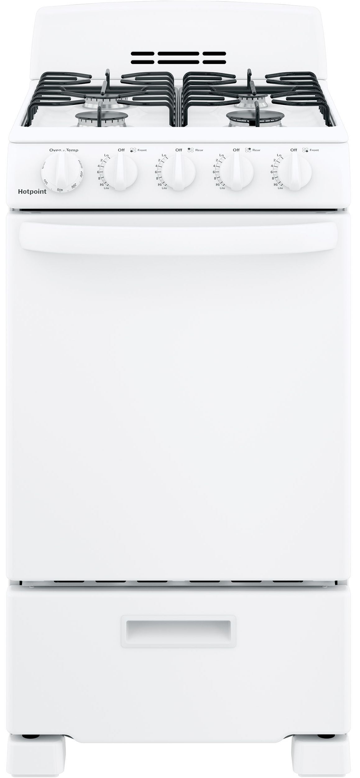 Hotpoint® 20" White Freestanding Gas Range