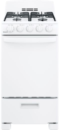 Hotpoint® 20" White Freestanding Gas Range