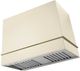 La Cornue Loge Series 44" Morning Dew Wall Mounted Range Hood with Polished Brass Trim-0