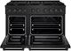 ZLINE Paramount 48" Black Stainless Steel Pro Style Dual Fuel Range-1
