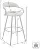 Armen Living Gardenia Vintage Black Bar Stool-2