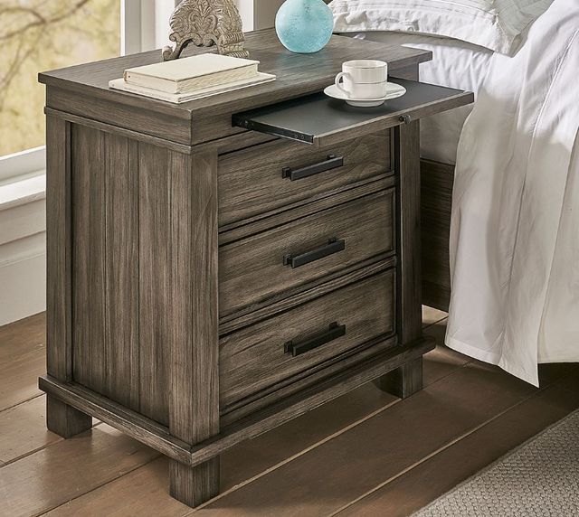 A-America® Glacier Point Graystone Nightstand-3