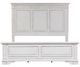 Liberty Furniture Abbey Park 4-Piece Antique White/Weathered Brown California King Panel Bedroom Set-2