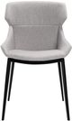 Armen Living Kenna 2-Piece Gray Dining Chairs-1