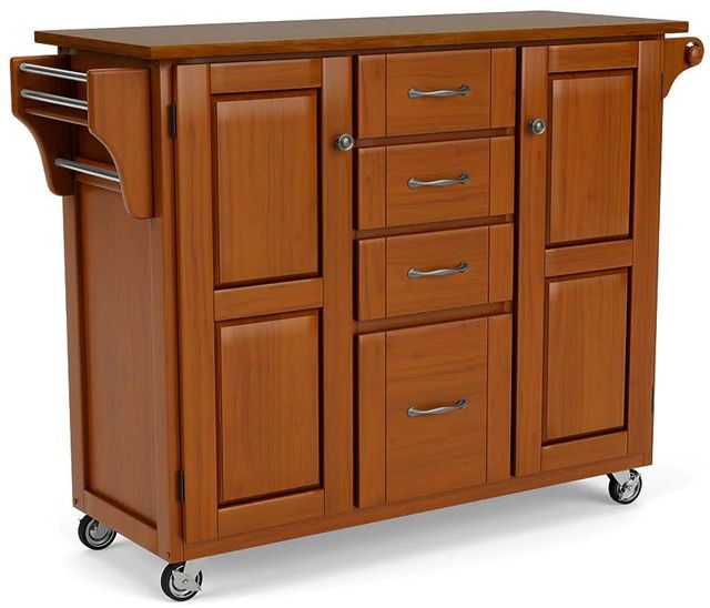 homestyles® Create-a-Cart Brown Kitchen Cart-0
