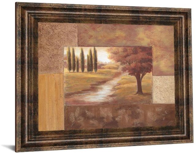 Classy Art Peaceful Stream Il by Vivian Flasch Framed Print Wall Art-1