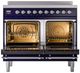Ilve® Nostalgie II Series 40" Blue Pro Style Induction Range-1