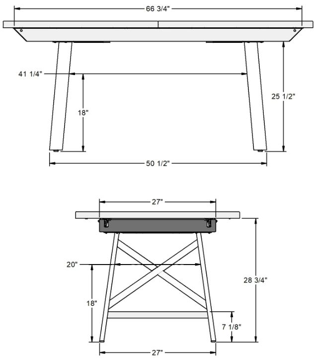 Amisco Customizable Lexington Extendable Dining Table-2