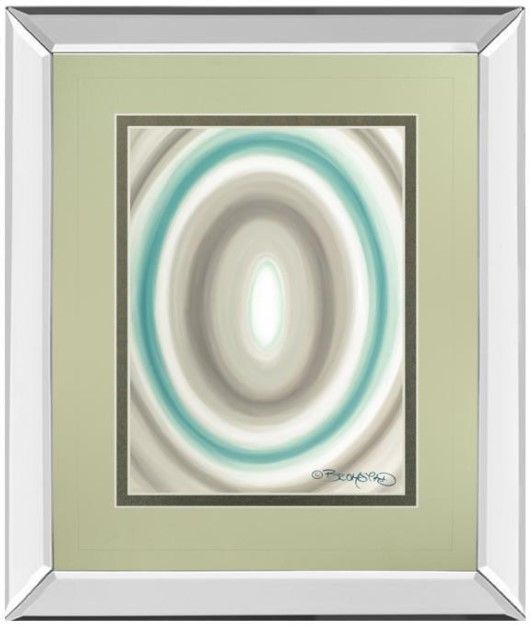 Classy Living David Bromstad Concentric Ovals I Wall Art-0