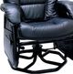 PEL International PEL 02 Series Black Manual Recliner-1