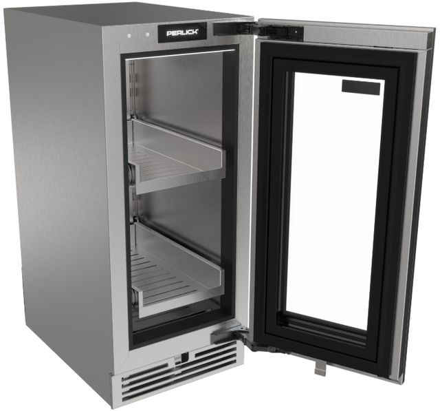 Perlick® G5 Luxe 15" 2.8 Cu. Ft. Panel Ready Built-In Glass Door Under the Counter Refrigerator-1