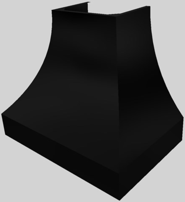 Vent-A-Hood® Designer Series 36" Black Wall Mounted Range Hood-3