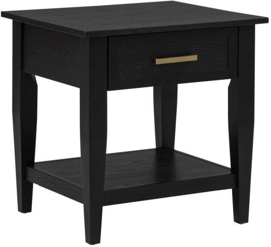 Coaster® Lindenton Black End Table-0