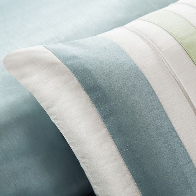 Olliix by Madison Park Green King Amherst 7 Piece Comforter Set-2