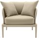 TOV Furniture Kapri Taupe Aluminum/Fabric Outdoor Accent Chair-3