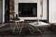 Mazin Furniture Lyris White End Table with Silver Base-4