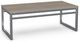 Amisco Customizable Crawford Thermo Fused Laminate Coffee Table with Metal Frame-0