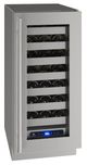 U-Line® 15" Stainless Steel Right Hinge Built-In Wine Storage -0