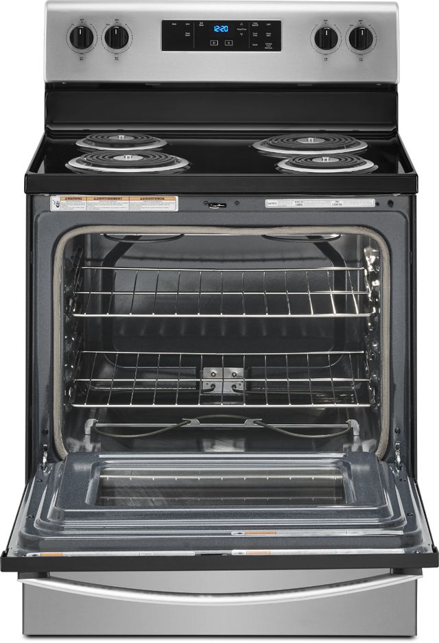 Whirlpool® 30" Stainless Steel Freestanding Electric Range-1
