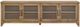 Coaster® Brenham Washed Oak Media Console TV Stand-1