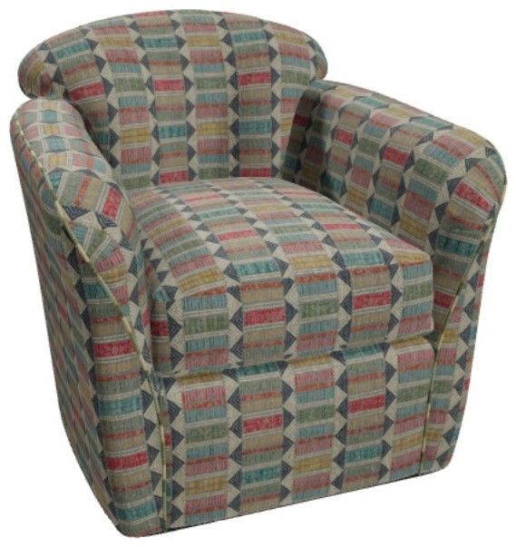 Craftmaster® Customizable CM Modern 31" Swivel Glider Chair-1