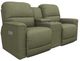 La-Z-Boy® Cade Moss Power Reclining Loveseat with Console and Headrest-0