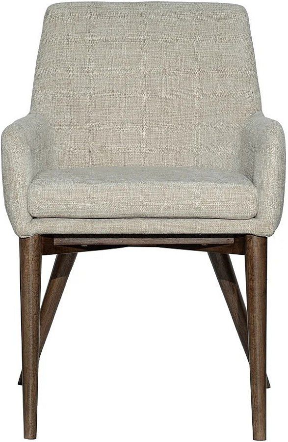 LH Home Fritz Dark Grey/Taupe Dining Arm Chair-3