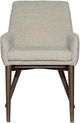 LH Home Fritz Dark Grey/Taupe Dining Arm Chair-3