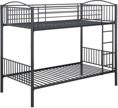 Coaster® Anson Gunmetal Twin/Twin Youth Bunk Bed 